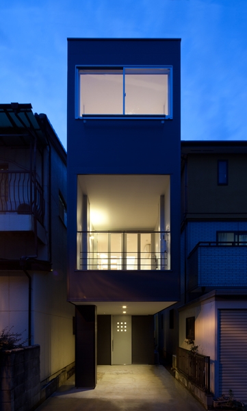 外観夕景