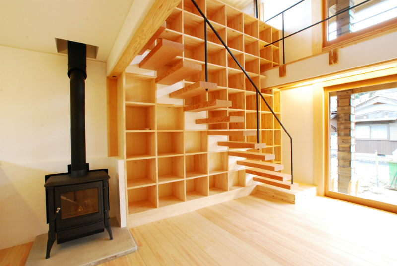 Wood stucco house