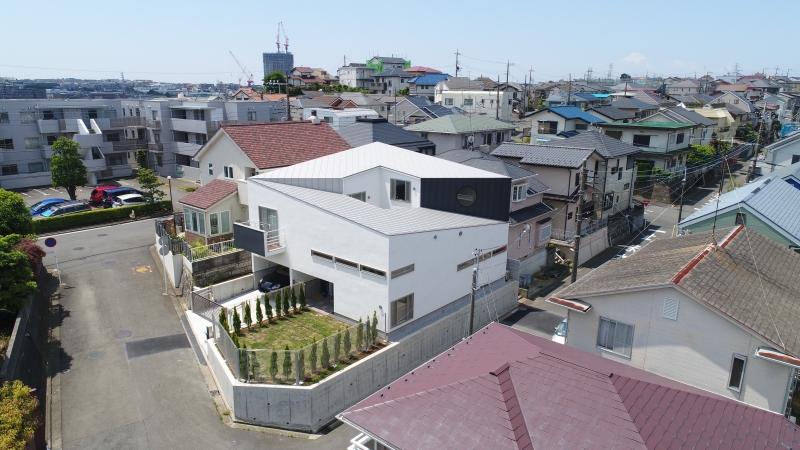 ドローン撮影による全体構成