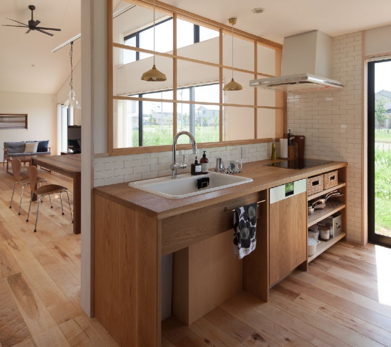 さんかく屋根の家(平屋住宅)