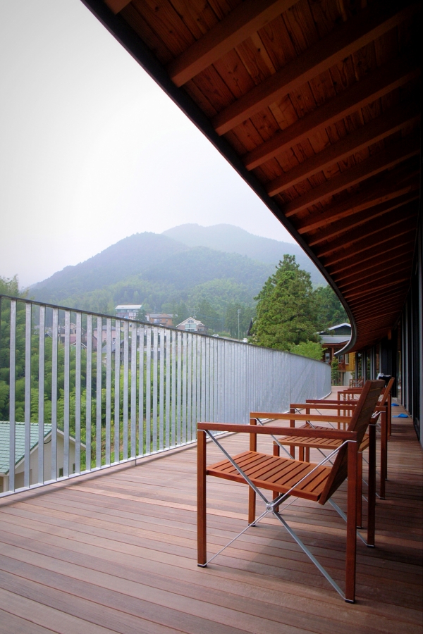 雷山の別荘　展望バルコニー