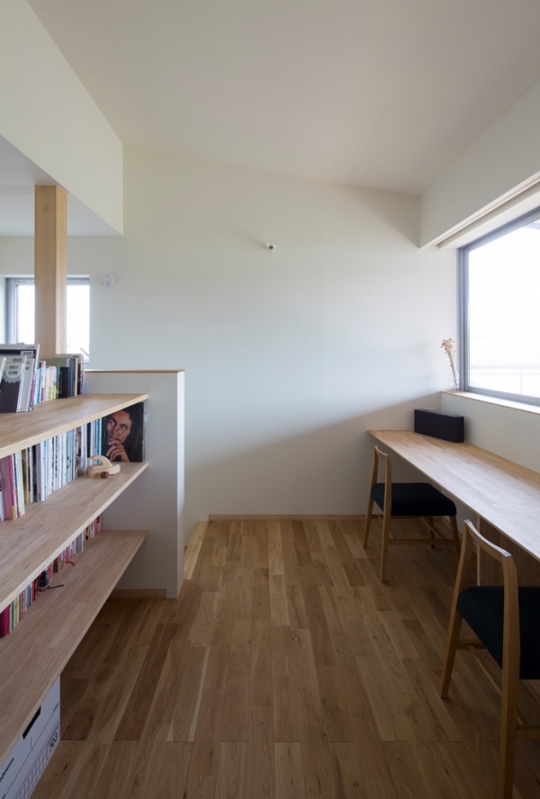 書斎コーナー、家事コーナー