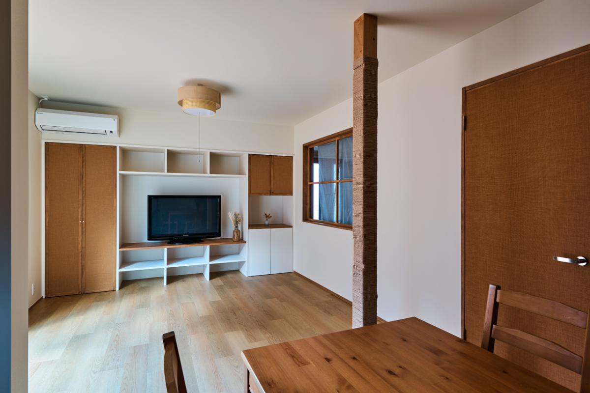 既存住宅を再編集　風が抜けるファミリースペースの家