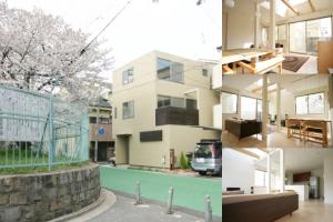 桜並木の見える都市型３階建住宅