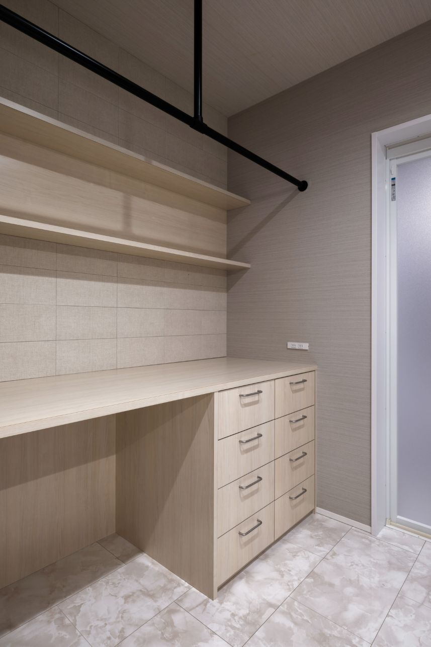 内観　洗面脱衣・家事室