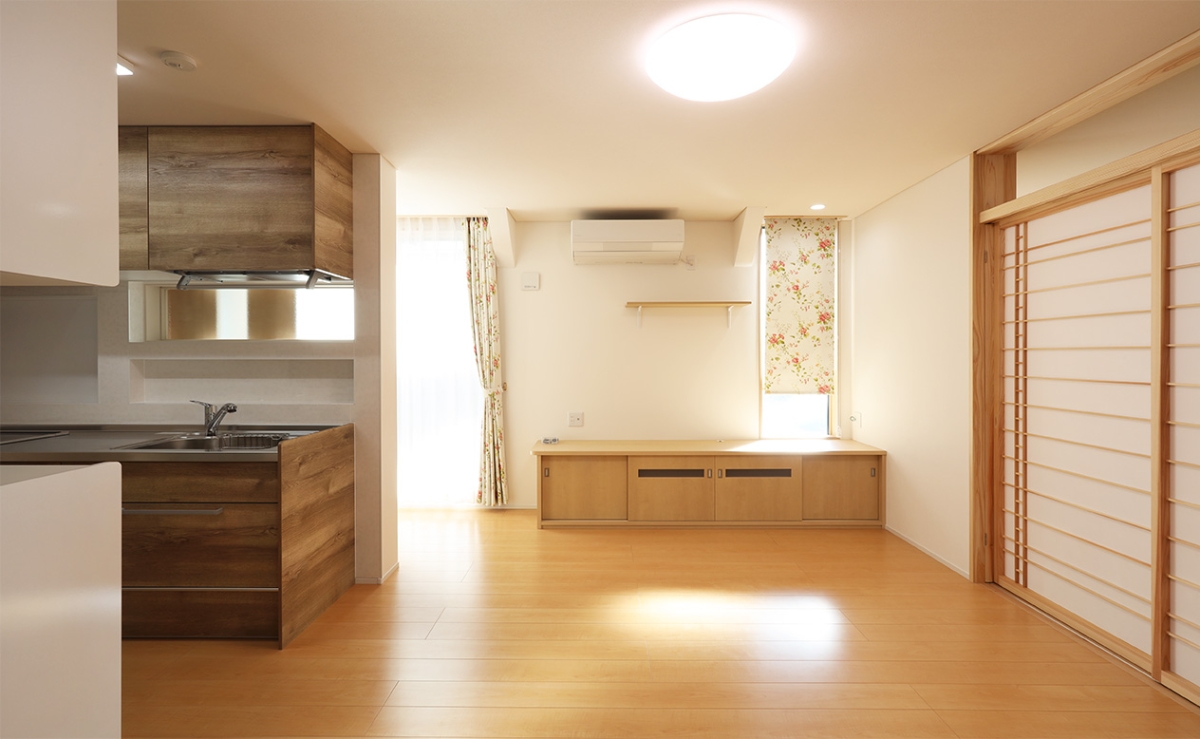 リビング 南を見る