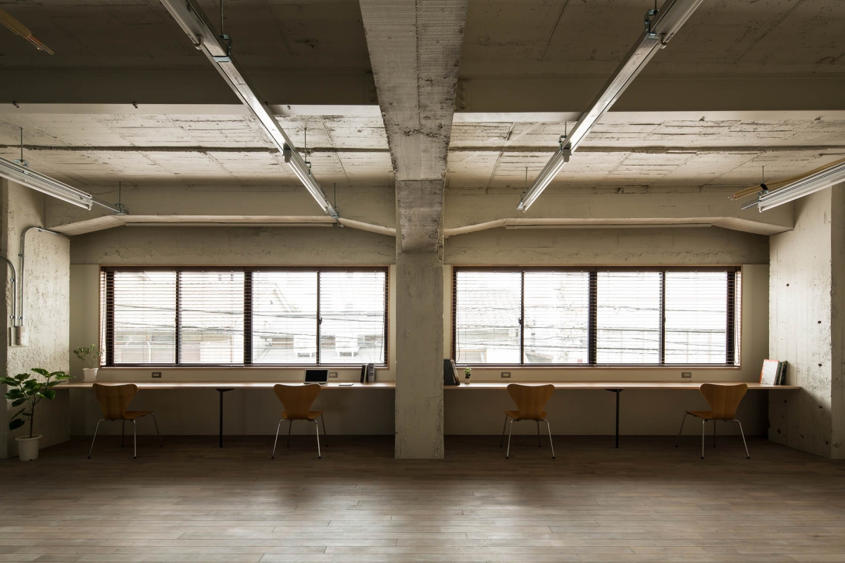 銭屋本舗オフィス｜南面開口