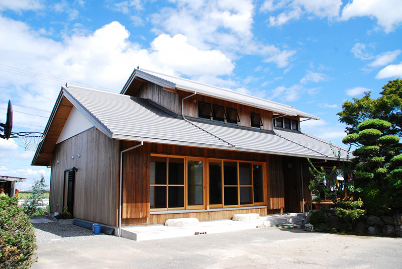 木組み・土壁の家