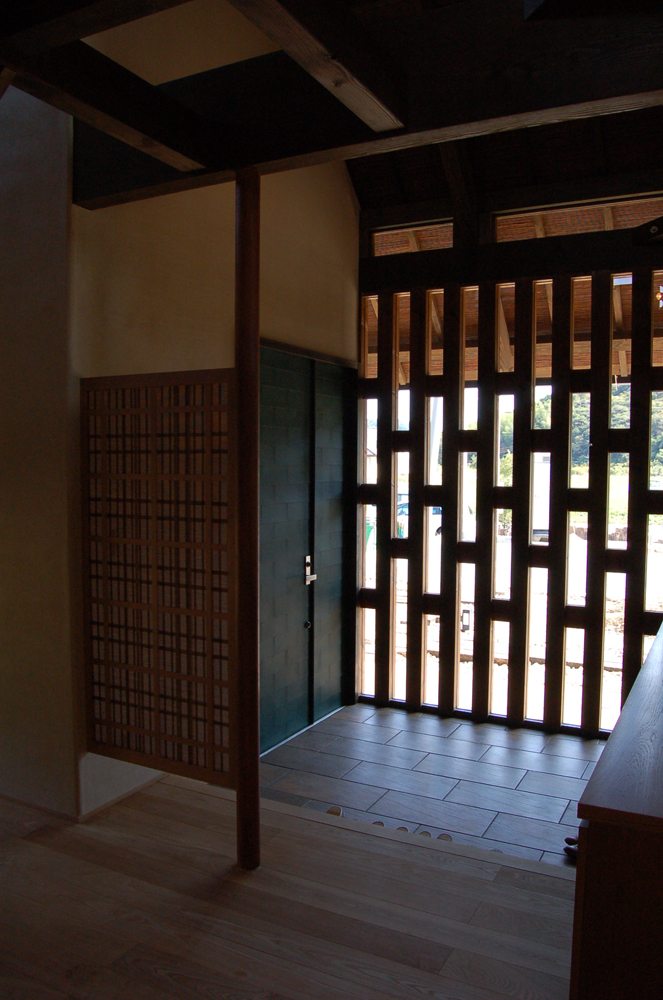 アジアンテイストな玄関