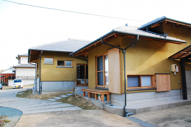 木組み・土壁の家