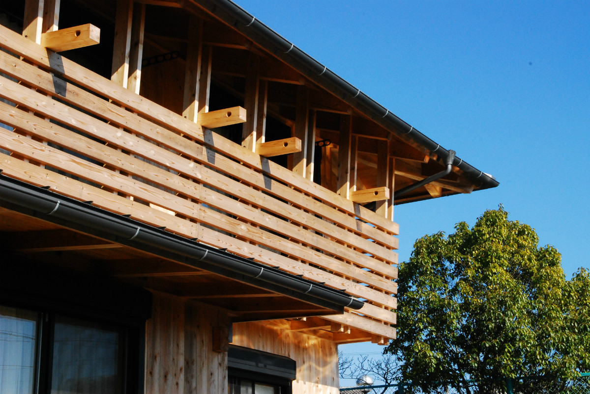 木組み・土壁の家