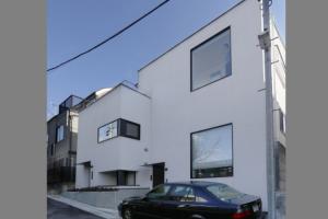 キューブ型の3階建て二世帯住宅　ハコノオウチ05