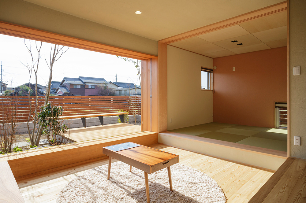 一体感ある大開口