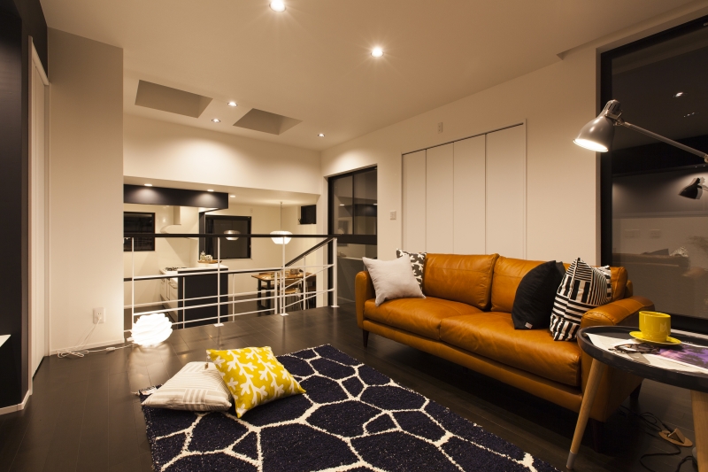 狭さを感じない狭小住宅そして明るい